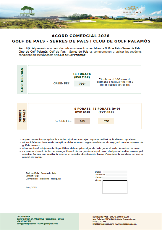 Golf Pals Serra Pals